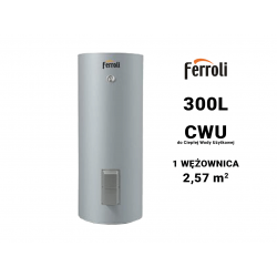 Zasobnik CWU 300 litrów FERROLII Ecounit F 300-1C – poj. 257 l (pow....