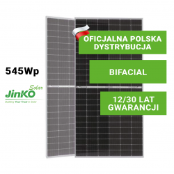 Panel Fotowoltaiczny JINKO 545W (bifacial) Tiger Pro 72HC-BDVP