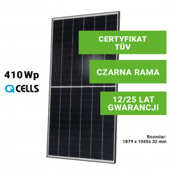 Moduł fotowoltaiczny Qcells 410Wp Qpeak Duo ML-G10 ( czarna rama)